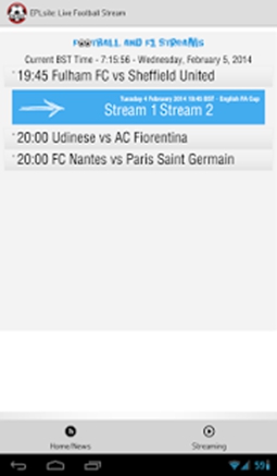 EPLsite: Live Football Stream Ảnh chụp màn hình 2