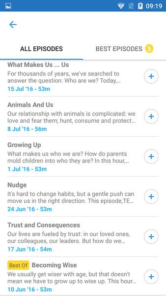 The Podcast App -  播客播放器应用截图第1张