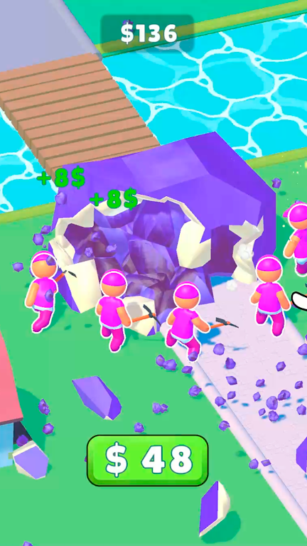 Idle Stone Miner Mod ဖန်သားပြင်ဓာတ်ပုံ 2