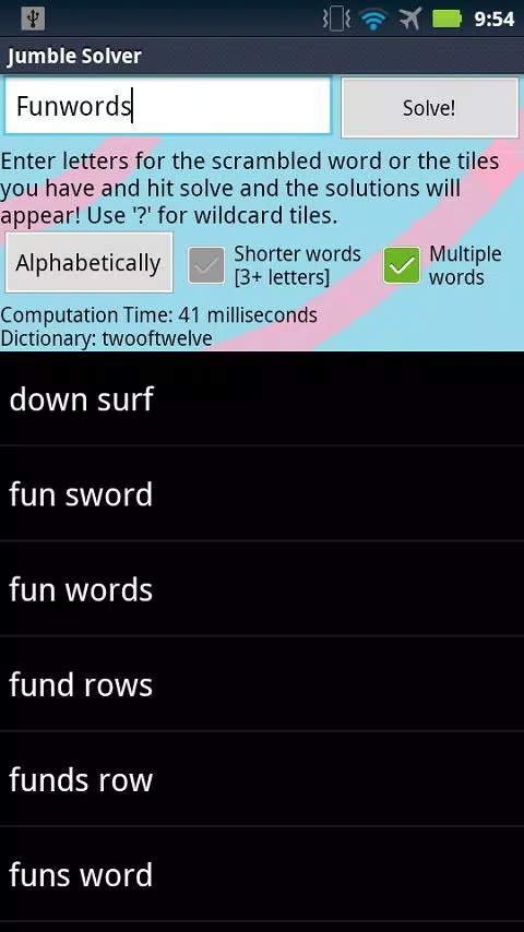 Jumble Solver ဖန်သားပြင်ဓာတ်ပုံ 2