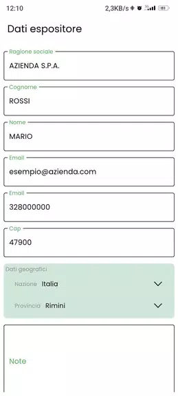 Schermata Lead Generation App 3