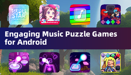 Ansprechende Musik -Puzzle -Spiele für Android