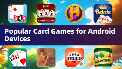 Mga sikat na laro ng card para sa mga aparato ng Android