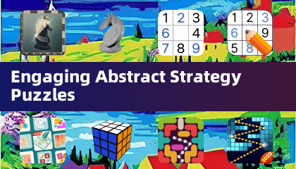 Engaging Abstract Strategy Puzzles