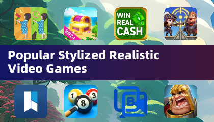 Juegos de vídeo estilizados y realistas populares