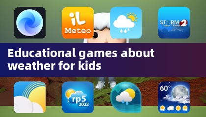 Juegos educativos sobre el clima para niños