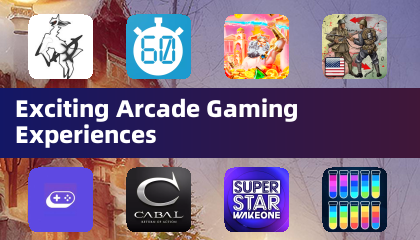 Excitantes experiencias de juegos de arcade