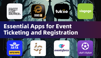 Aplicaciones esenciales para la venta de entradas y registro de eventos