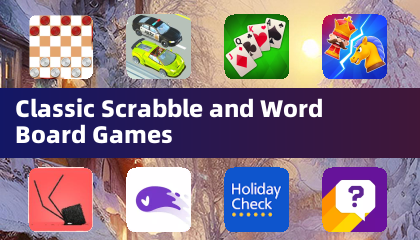 Classic Scrabble and Word Board Games