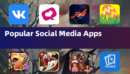 Applications de réseaux sociaux populaires